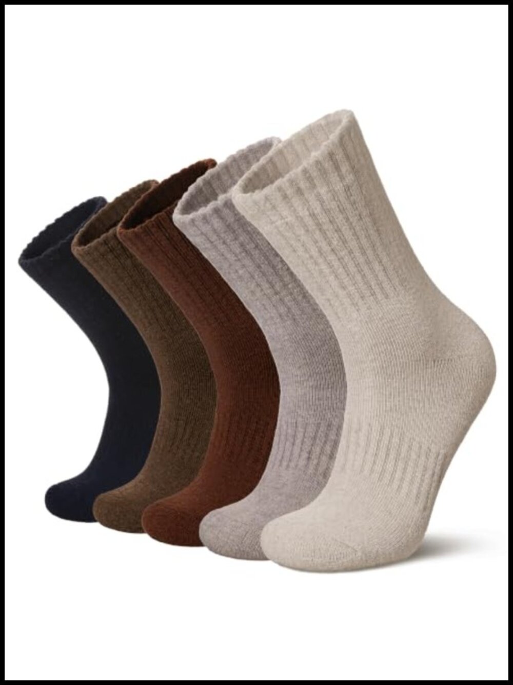 Merino Wool Hiking Socks Thermal Warm Winter Boot Crew Compression